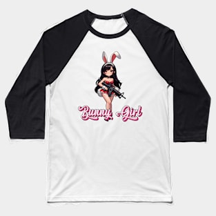 Tactical Bunny Girl Baseball T-Shirt